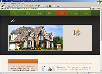 Template #24754, Html Content Page Screenshot