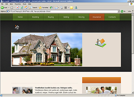 Template #24754, Html Content Page Screenshot