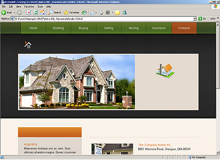 Template #24754, Html Content Page Screenshot