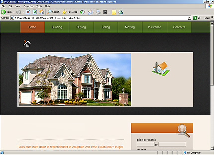 Template #24754, Html Homepage Screenshot