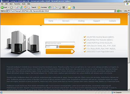 Template #24755, Html Content Page Screenshot