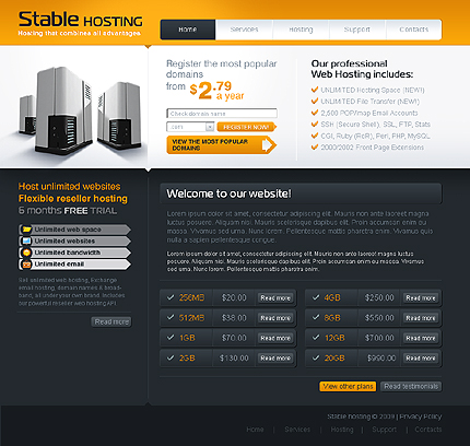 Template #24755, Adobe Photoshop Homepage Screenshot