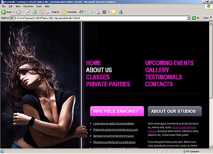Template #24767, Html Content Page Screenshot