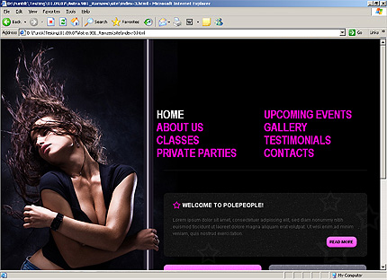 Template #24767, Html Homepage Screenshot