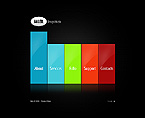 Flash web site template 24789