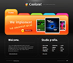 Flash web site template 24790