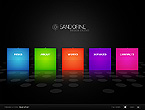 Flash web site template 24791