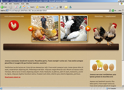 Template #24796, Html Content Page Screenshot