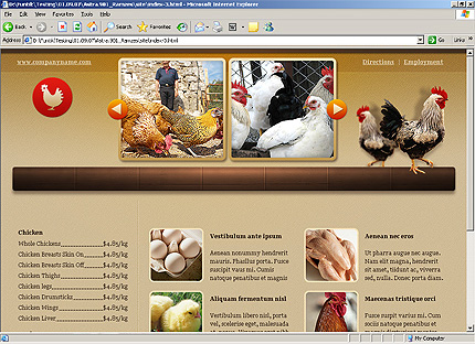 Template #24796, Html Content Page Screenshot