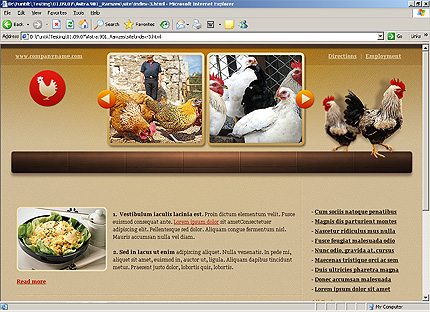 Template #24796, Html Content Page Screenshot