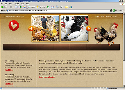 Template #24796, Html Homepage Screenshot