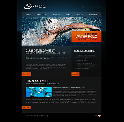 Template #24797, Photoshop Content Page Screenshot