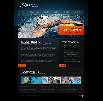 Template #24797, Adobe Photoshop Homepage Screenshot