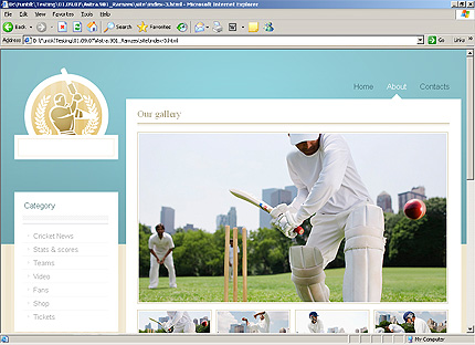 Template #24828, Html Content Page Screenshot