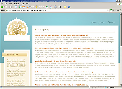 Template #24828, Html Content Page Screenshot