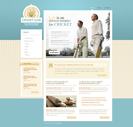 Template #24828, Adobe Photoshop Homepage Screenshot