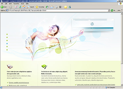 Template #24838, Html Content Page Screenshot