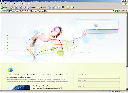 Template #24838, Html Content Page Screenshot