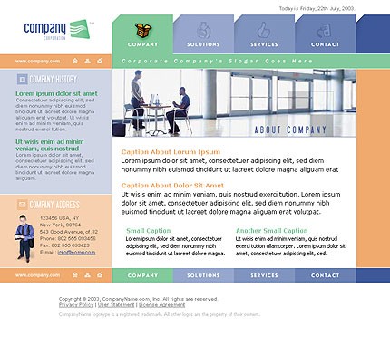 business&nbsp;site template
