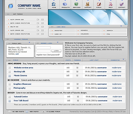business&nbsp;site template