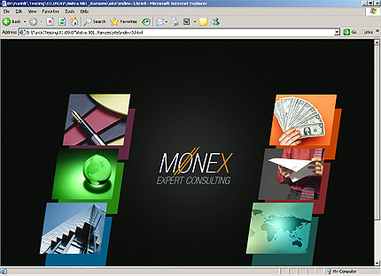 monex&nbsp;site template