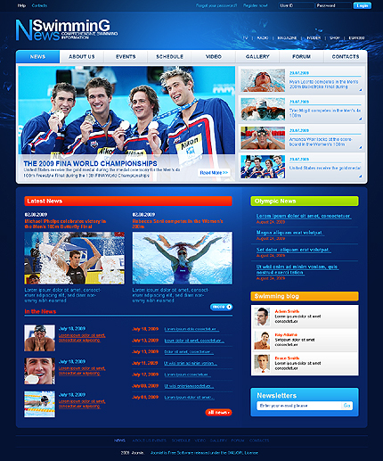 news&nbsp;site template
