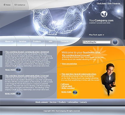 Template #2706, Adobe Photoshop Homepage Screenshot