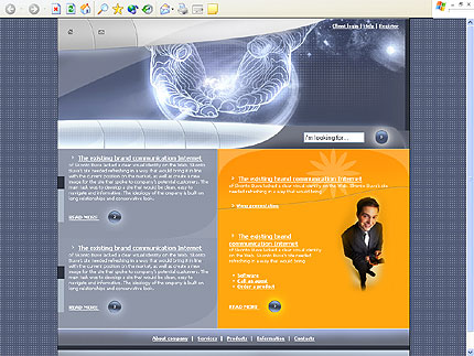 Template #2706, Html Homepage Screenshot