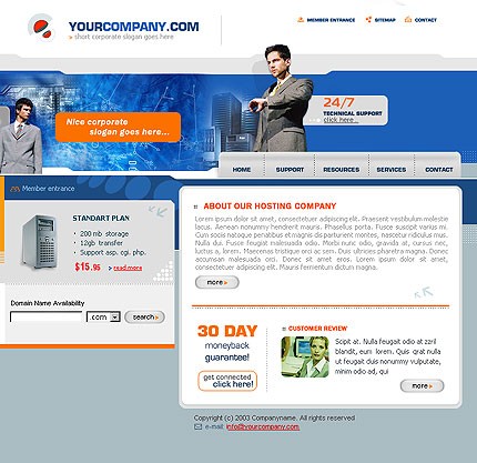 business&nbsp;site template