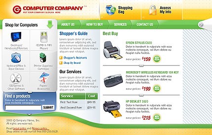 online&nbsp;site template
