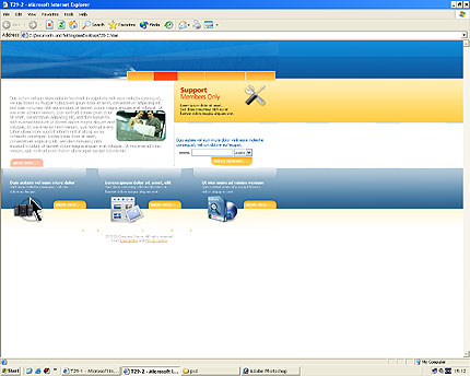 Template #2733, Html Content Page Screenshot
