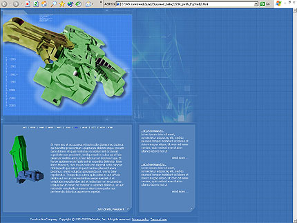 Template #2734, Html Content Page Screenshot