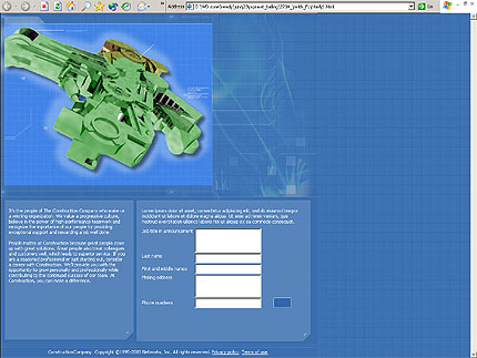 Template #2734, Html Content Page Screenshot