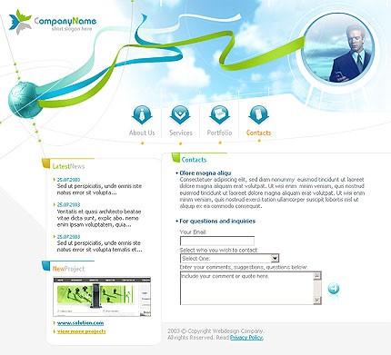 design&nbsp;site template