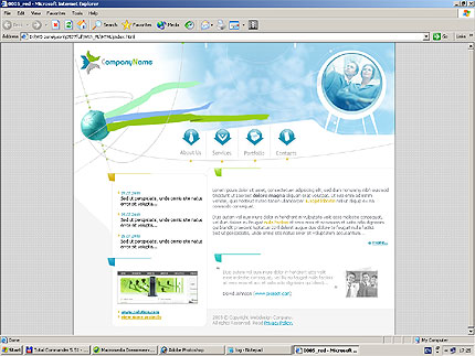 company&nbsp;website template