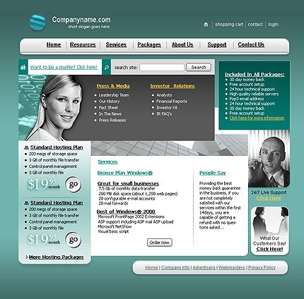 business&nbsp;site template