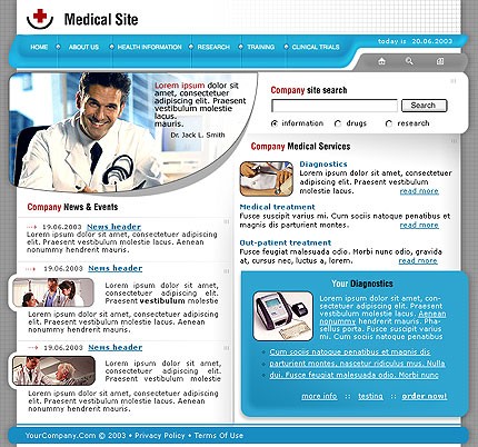 Template #2753, Adobe Photoshop Homepage Screenshot