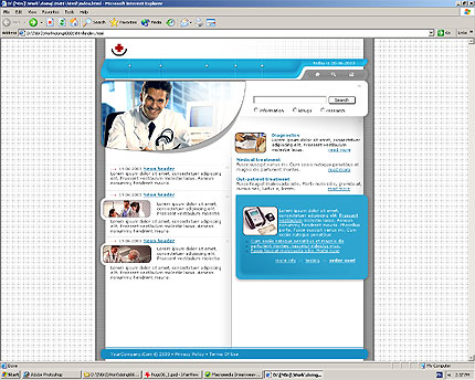 Template #2753, Html Homepage Screenshot