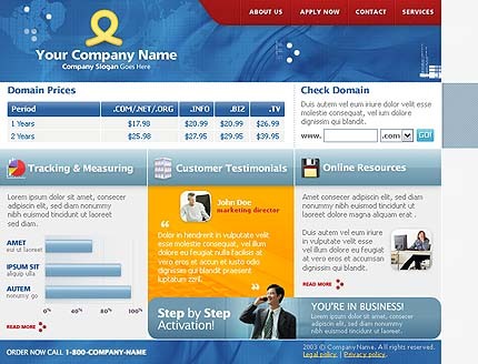 business&nbsp;site template