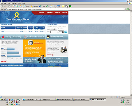 company&nbsp;website template