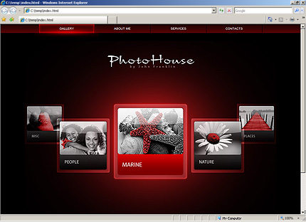 Template #27536, Html Homepage Screenshot