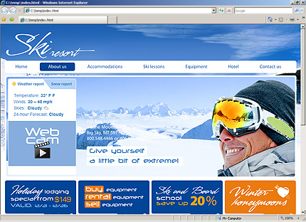 Template #27626, Html Content Page Screenshot