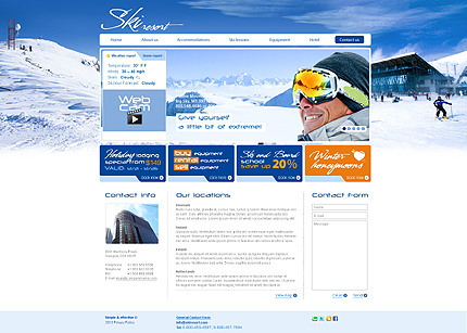 Template #27626, Photoshop Content Page Screenshot