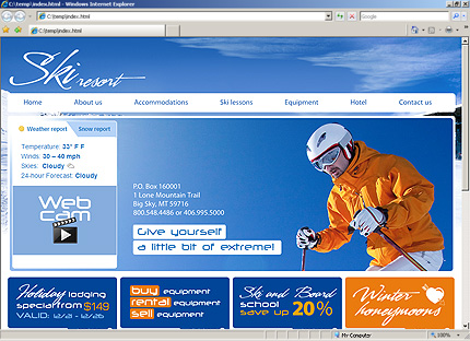 Template #27626, Html Content Page Screenshot