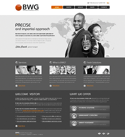 Template #27633, Adobe Photoshop Homepage Screenshot