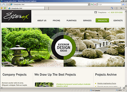 Template #27634, Html Content Page Screenshot