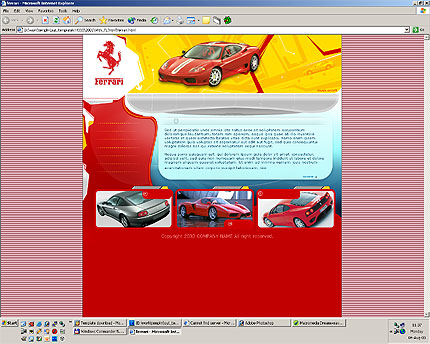 Template #2801, Html Homepage Screenshot