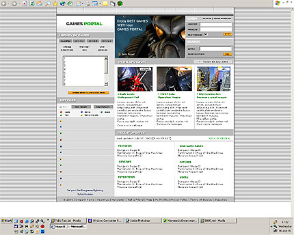 Template #2812, Html Homepage Screenshot