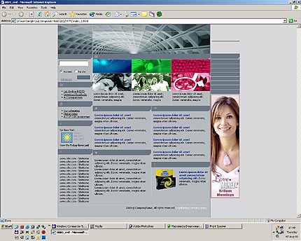 Template #2832, Html Content Page Screenshot