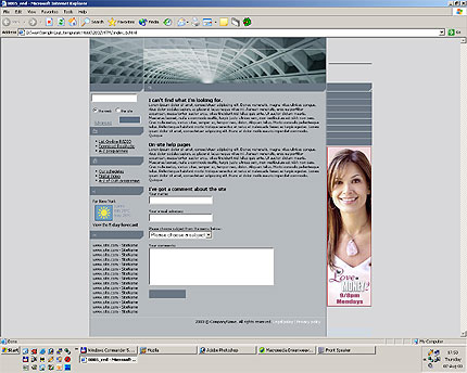 Template #2832, Html Content Page Screenshot